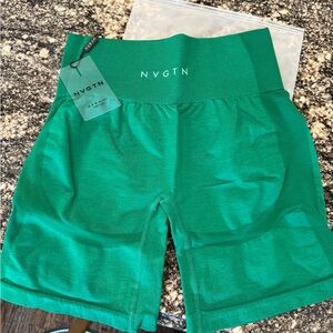 NVGTN Women's Vibrant Green Bike Shorts